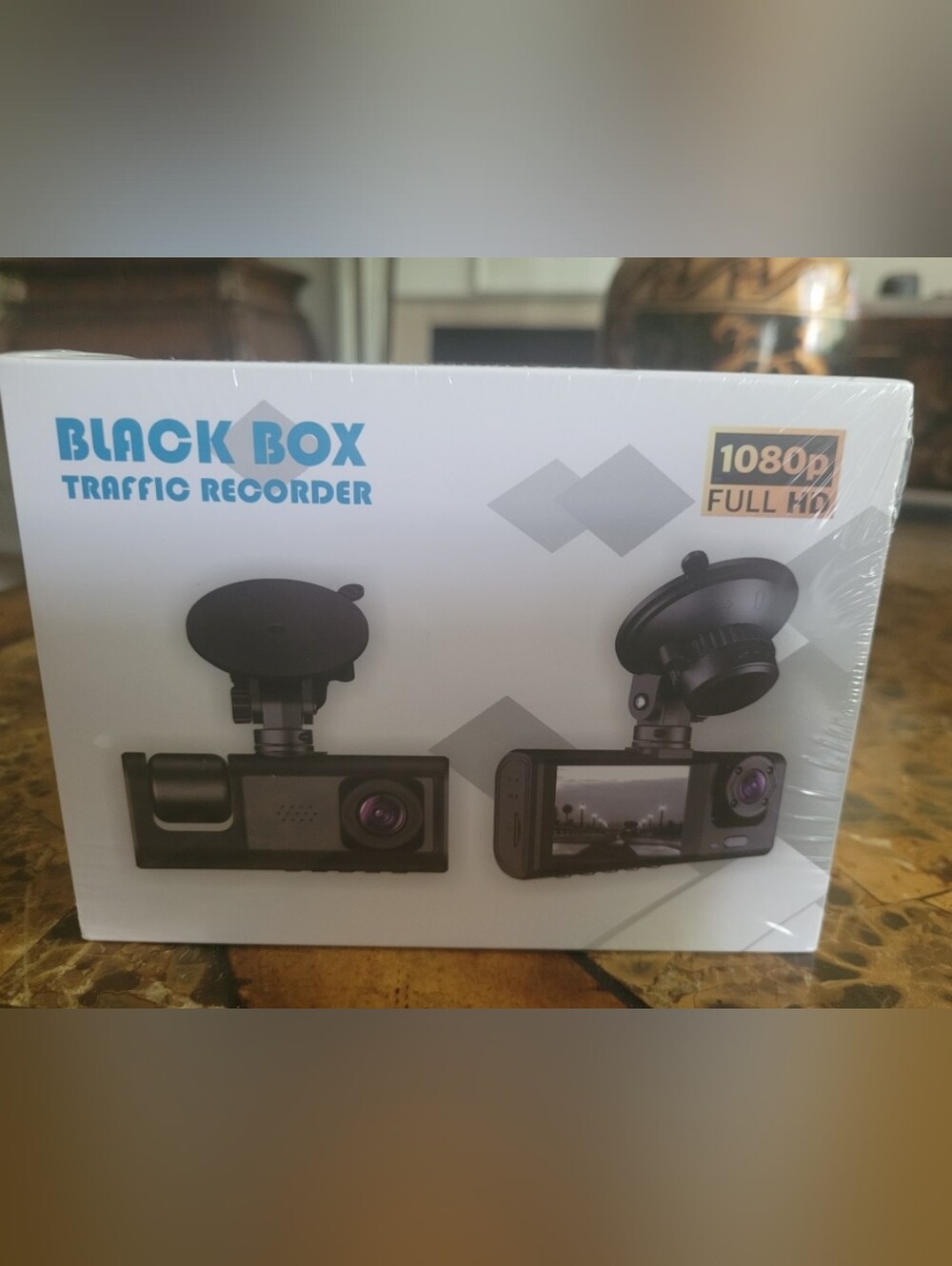 Dual Dash Camera Recorder in Black